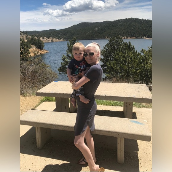 Unbranded T-Shirt Dress, Gray, Size XS - Picture 9 of 9